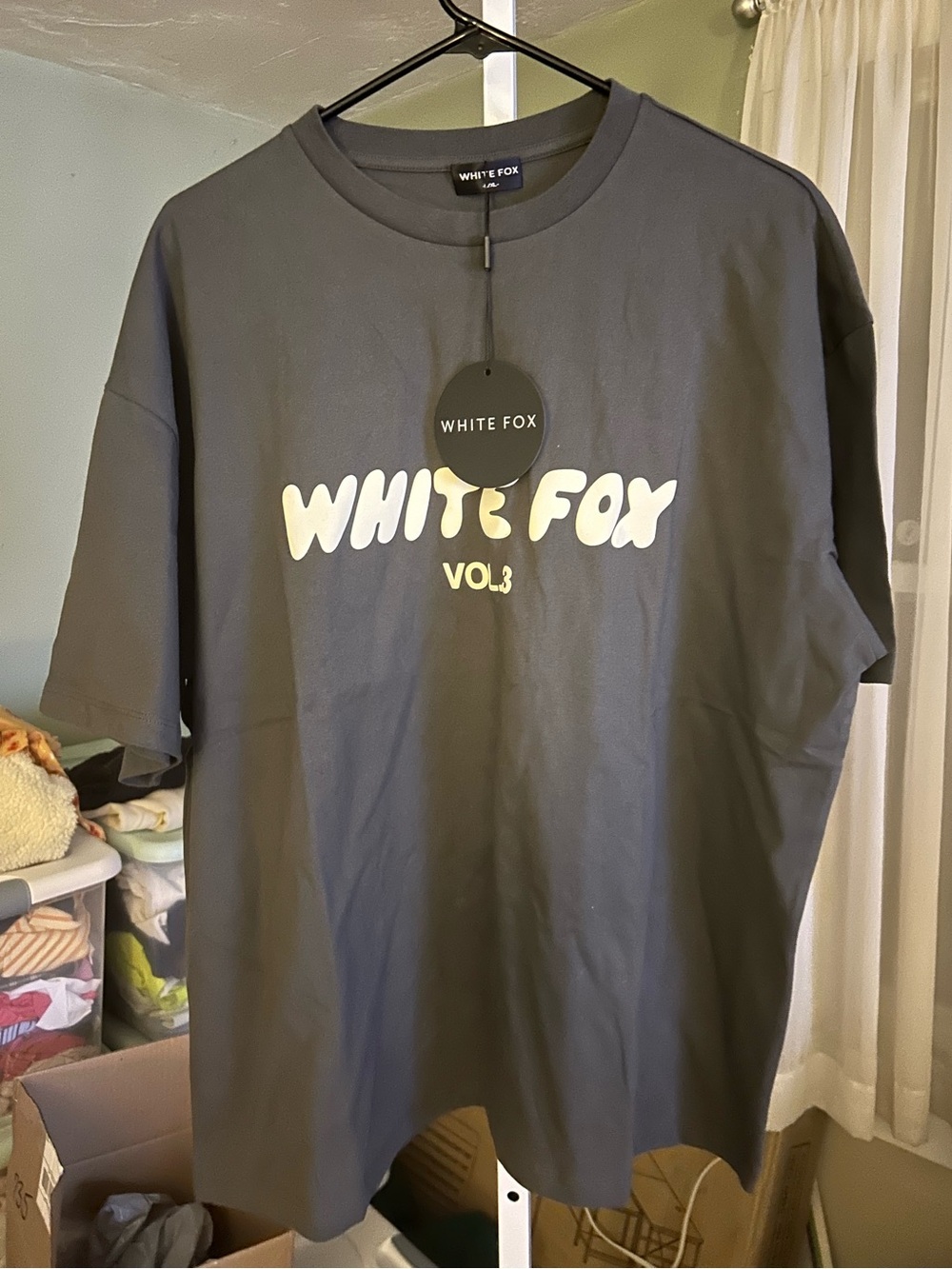 White Fox Tee in the color Shadow